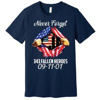 Never Forget 343 Fallen Heroes 091101 September 11 Premium T-Shirt