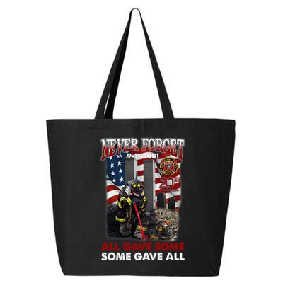 Never Forget 9112001 20th Anniversary Firefighters Gift 25L Jumbo Tote