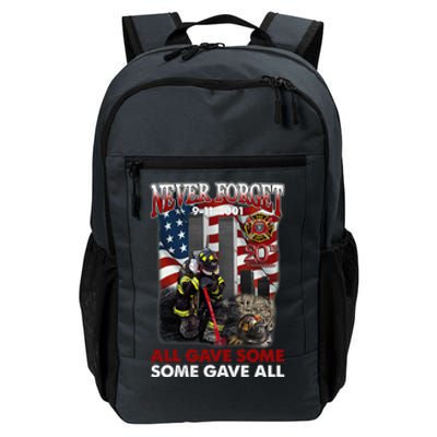 Never Forget 9112001 20th Anniversary Firefighters Gift Daily Commute Backpack