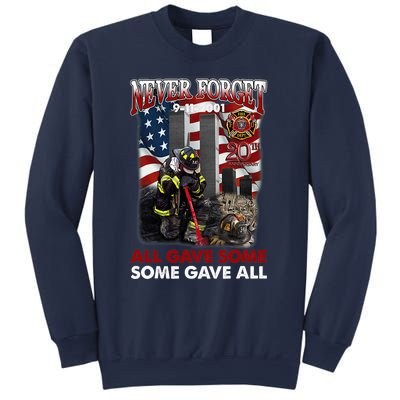 Never Forget 9112001 20th Anniversary Firefighters Gift Sweatshirt