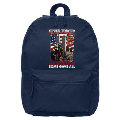 Never Forget 9112001 20th Anniversary Firefighters Gift 16 in Basic Backpack