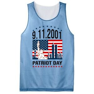 Never Forget 9/11/2001 American Flag Patriotic Memorial Day Mesh Reversible Basketball Jersey Tank