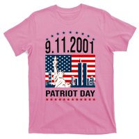 Never Forget 9/11/2001 American Flag Patriotic Memorial Day T-Shirt