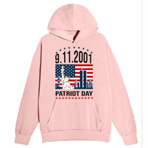 Never Forget 9/11/2001 American Flag Patriotic Memorial Day Urban Pullover Hoodie