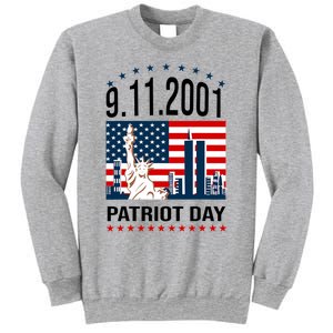 Never Forget 9/11/2001 American Flag Patriotic Memorial Day Sweatshirt