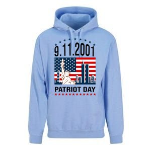 Never Forget 9/11/2001 American Flag Patriotic Memorial Day Unisex Surf Hoodie