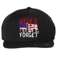 Never Forget 9/11/01 Wool Snapback Cap