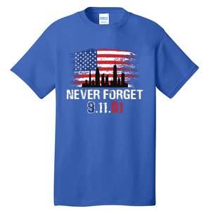 Never Forget 9.11.01 Tall T-Shirt