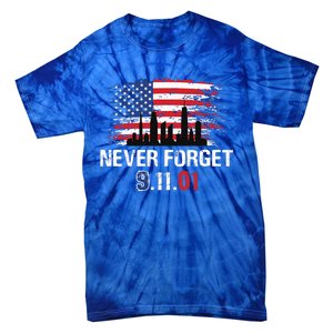 Never Forget 9.11.01 Tie-Dye T-Shirt