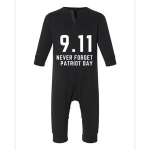 Never Forget 9 11, September 11 Events Never Forget Shirt, Flag American Shirt Infant Fleece One Piece