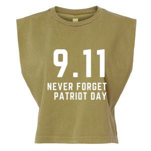 Never Forget 9 11, September 11 Events Never Forget Shirt, Flag American Shirt Garment-Dyed Women's Muscle Tee