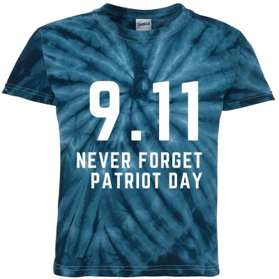 Never Forget 9 11, September 11 Events Never Forget Shirt, Flag American Shirt Kids Tie-Dye T-Shirt