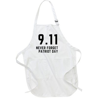 Never Forget 9 11, September 11 Events Never Forget Shirt, Flag American Shirt Full-Length Apron With Pockets