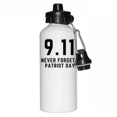 Never Forget 9 11, September 11 Events Never Forget Shirt, Flag American Shirt Aluminum Water Bottle