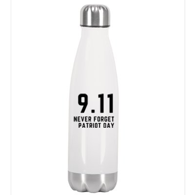 Never Forget 9 11, September 11 Events Never Forget Shirt, Flag American Shirt Stainless Steel Insulated Water Bottle