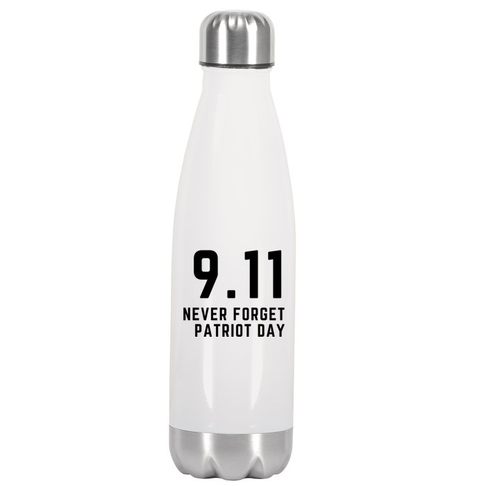 Never Forget 9 11, September 11 Events Never Forget Shirt, Flag American Shirt Stainless Steel Insulated Water Bottle