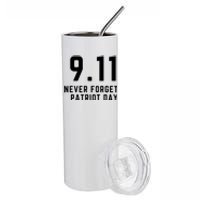 Never Forget 9 11, September 11 Events Never Forget Shirt, Flag American Shirt Stainless Steel Tumbler