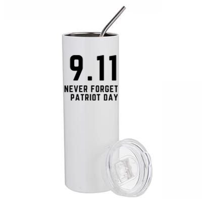 Never Forget 9 11, September 11 Events Never Forget Shirt, Flag American Shirt Stainless Steel Tumbler