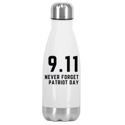 Never Forget 9 11, September 11 Events Never Forget Shirt, Flag American Shirt Stainless Steel Insulated Water Bottle