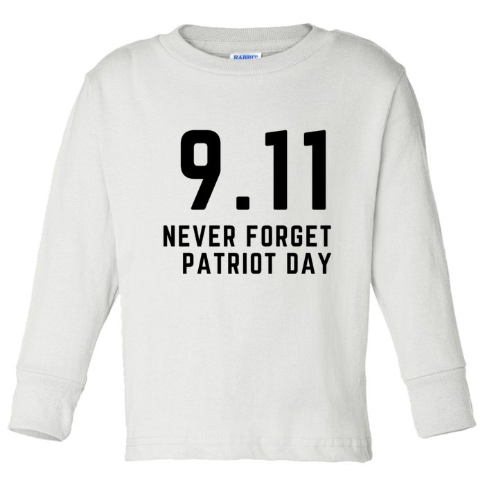 Never Forget 9 11, September 11 Events Never Forget Shirt, Flag American Shirt Toddler Long Sleeve Shirt