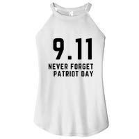 Never Forget 9 11, September 11 Events Never Forget Shirt, Flag American Shirt Women's Perfect Tri Rocker Tank