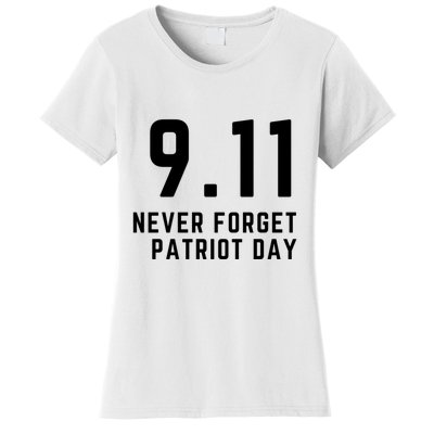 Never Forget 9 11, September 11 Events Never Forget Shirt, Flag American Shirt Women's T-Shirt