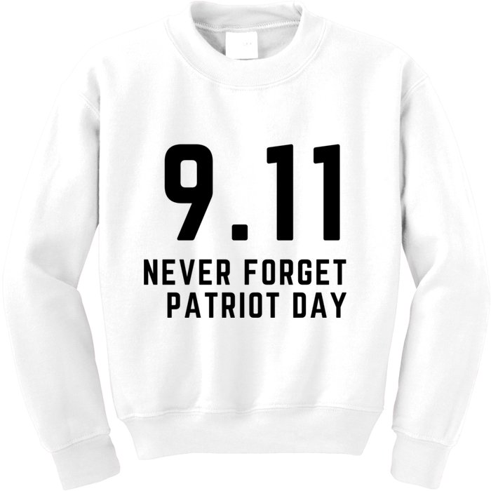 Never Forget 9 11, September 11 Events Never Forget Shirt, Flag American Shirt Kids Sweatshirt