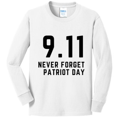 Never Forget 9 11, September 11 Events Never Forget Shirt, Flag American Shirt Kids Long Sleeve Shirt