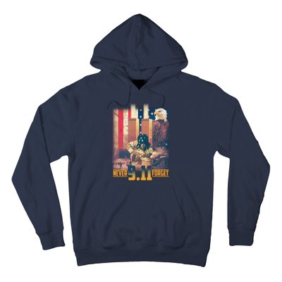 Never Forget 9 11 September 11 Memorial New York City Firefighter Hoodie