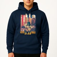 Never Forget 9 11 September 11 Memorial New York City Firefighter Hoodie