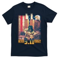 Never Forget 9 11 September 11 Memorial New York City Firefighter T-Shirt