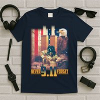 Never Forget 9 11 September 11 Memorial New York City Firefighter T-Shirt