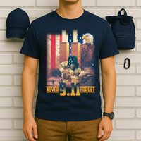 Never Forget 9 11 September 11 Memorial New York City Firefighter T-Shirt