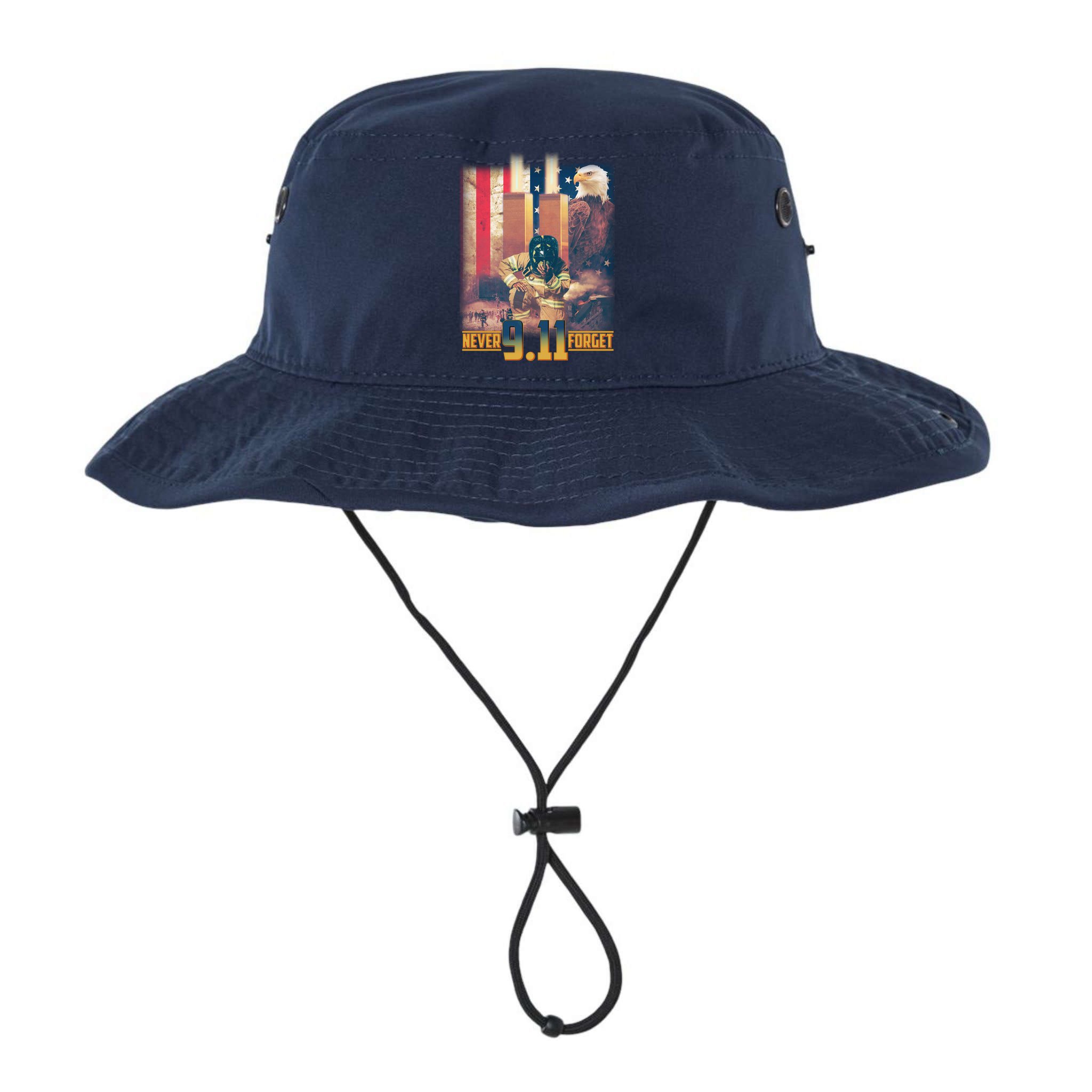 Never Forget 9 11 September 11 Memorial New York City Firefighter Bucket Hat