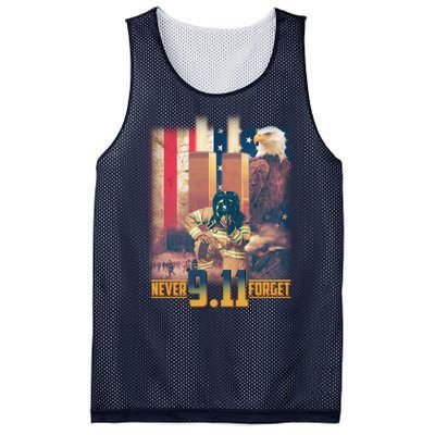 Never Forget 9 11 September 11 Memorial New York City Firefighter Mesh Reversible Basketball Jersey Tank