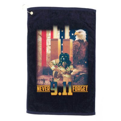 Never Forget 9 11 September 11 Memorial New York City Firefighter Golf Towel