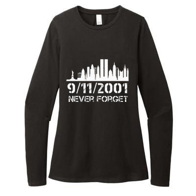 Never Forget 911 20th Anniversary Patriot Memorial Day Womens CVC Long Sleeve Shirt