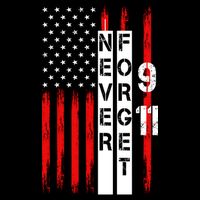 Never Forget 9 11 Nine Eleven Memorial Distressed US American Flag Backpack