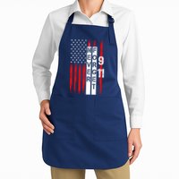 Never Forget 9 11 Nine Eleven Memorial Distressed US American Flag Apron