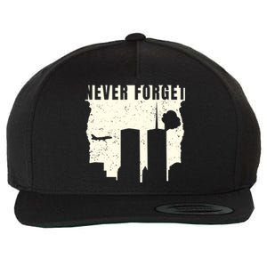 Never Forget 9.11 Patriot Day Wool Snapback Cap