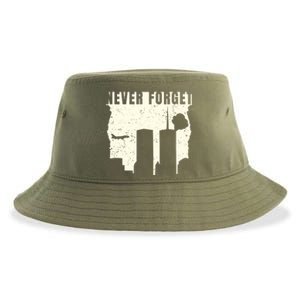 Never Forget 9.11 Patriot Day Sustainable Bucket Hat