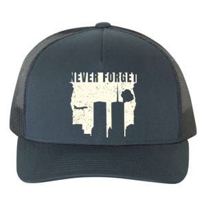 Never Forget 9.11 Patriot Day Yupoong Adult 5-Panel Trucker Hat