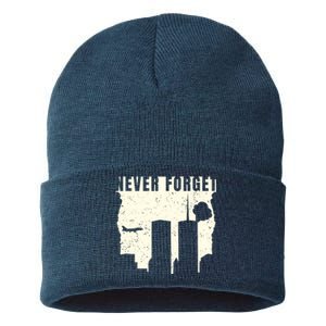 Never Forget 9.11 Patriot Day Sustainable Knit Beanie