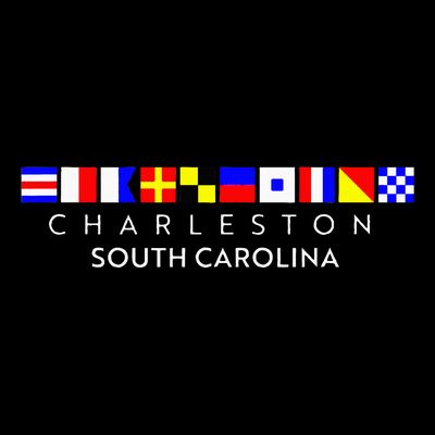 Nautical Flag Alphabet Gift Charleston South Carolina T-Shirt