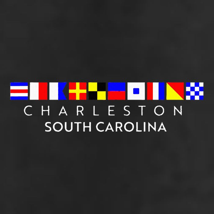 Nautical Flag Alphabet Gift Charleston South Carolina 11oz C Handle Ceramic Mug