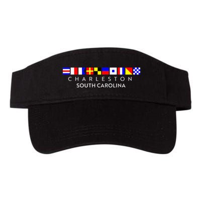 Nautical Flag Alphabet Gift Charleston South Carolina Visor