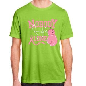 Nobody Fight Alone | Breast Cancer Awareness Adult ChromaSoft Performance T-Shirt