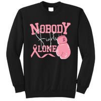 Nobody Fight Alone | Breast Cancer Awareness Sweatshirt