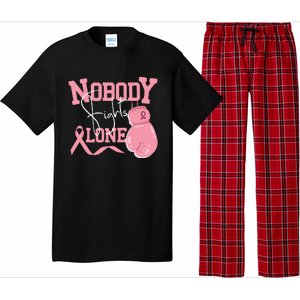 Nobody Fight Alone | Breast Cancer Awareness Pajama Set