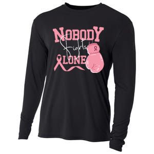 Nobody Fight Alone | Breast Cancer Awareness Cooling Performance Long Sleeve Crew